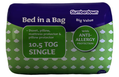 Slumberdown 10.5 Tog Big Value Bed in a Bag - Single